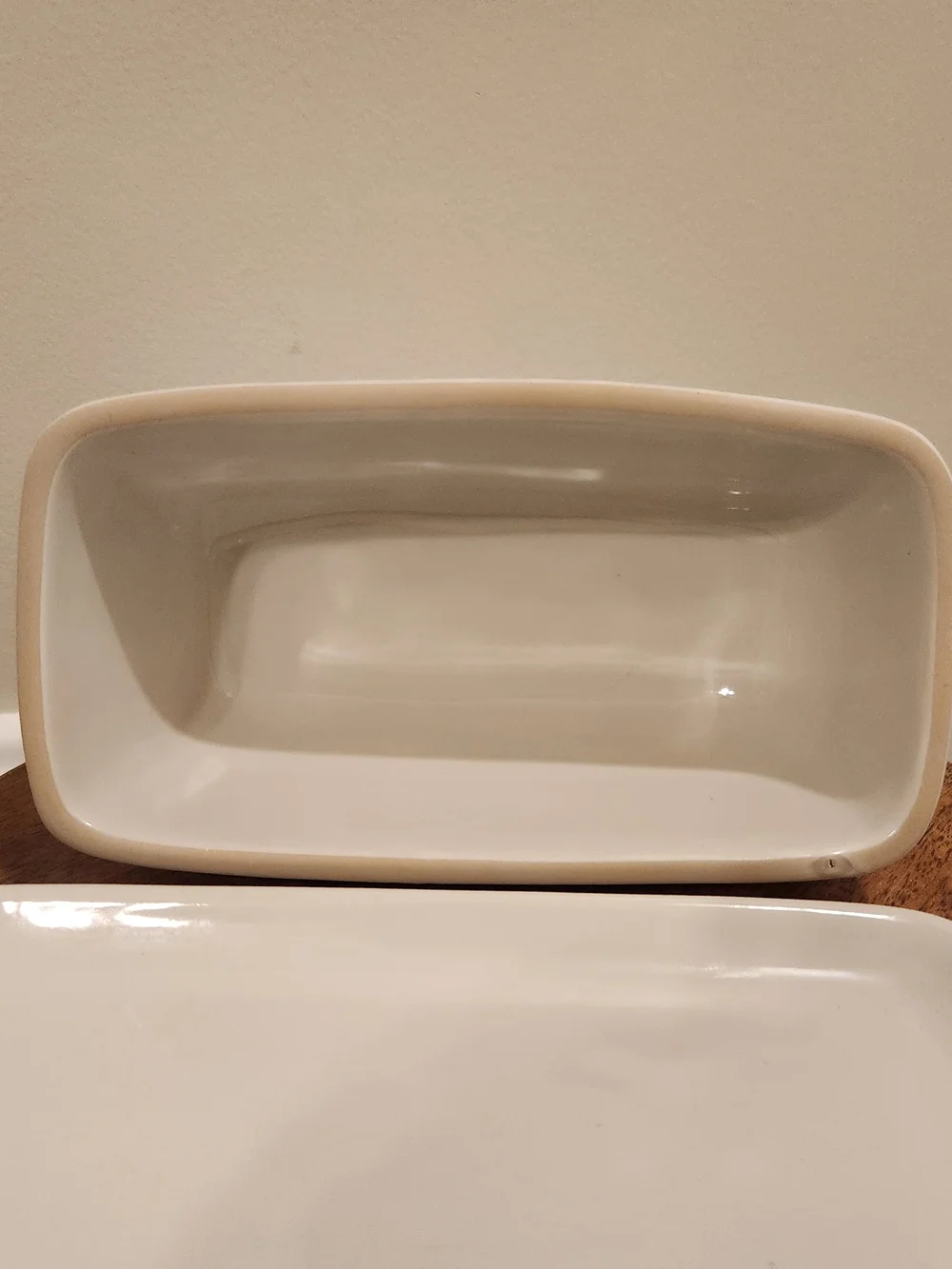 Rae Dunn Artisan Collection Ceramic 'SPREAD' Butter Dish From Magenta